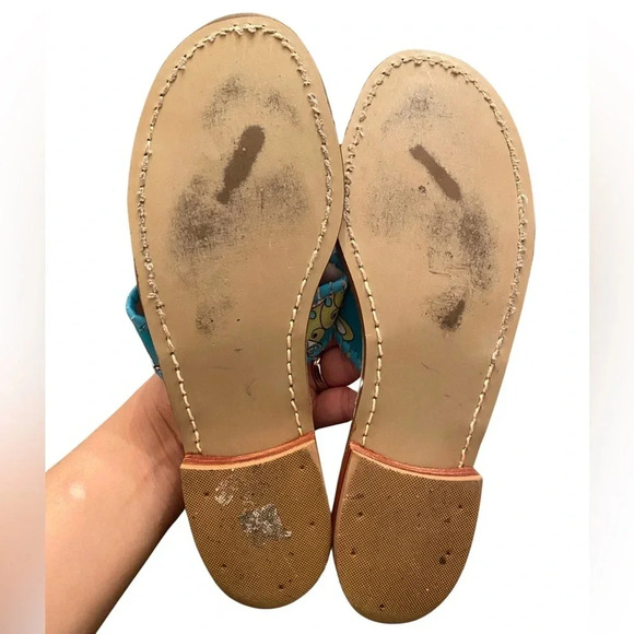 Jack Rogers Vera Bradley Peacock Sandals - Picture 4 of 8